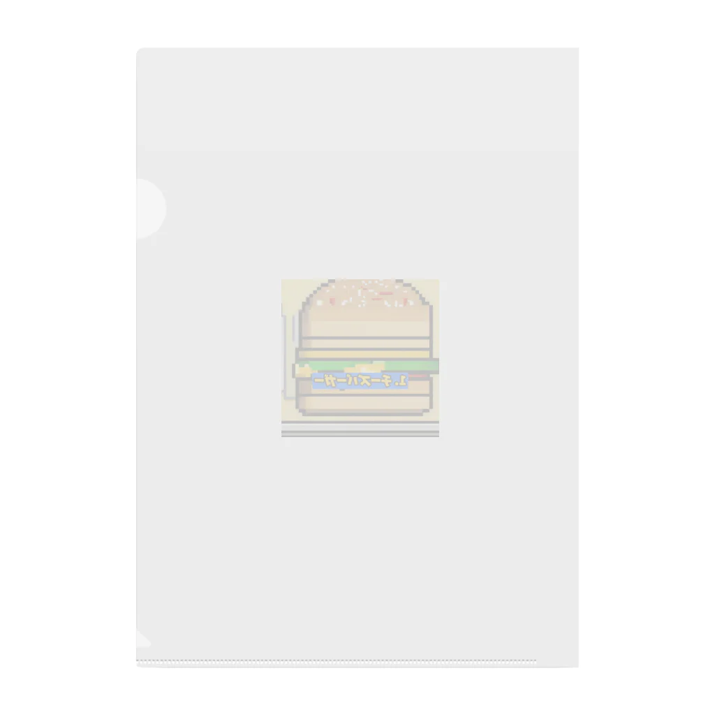 じゅんじゅんのチーズバーガー Clear File Folder