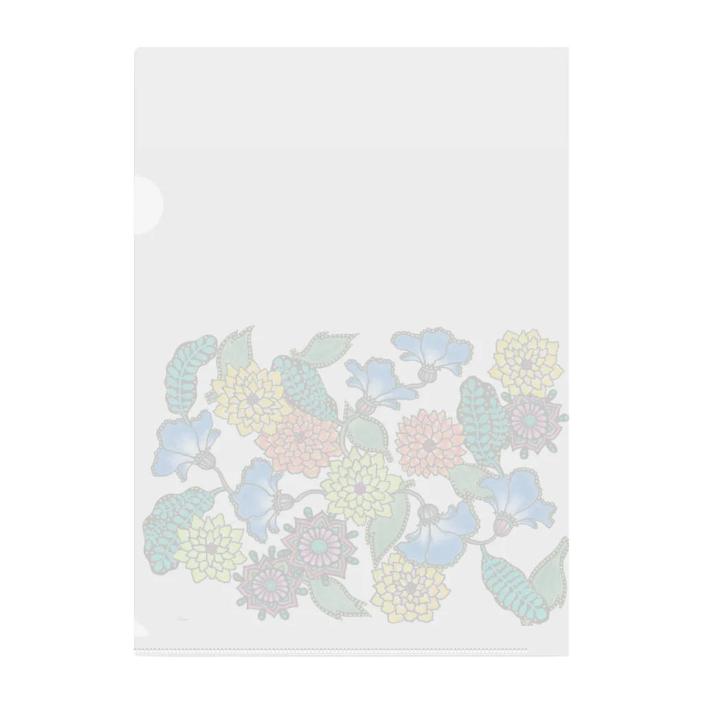 yoshiveggieのHanae Vine Flower Clear File Folder