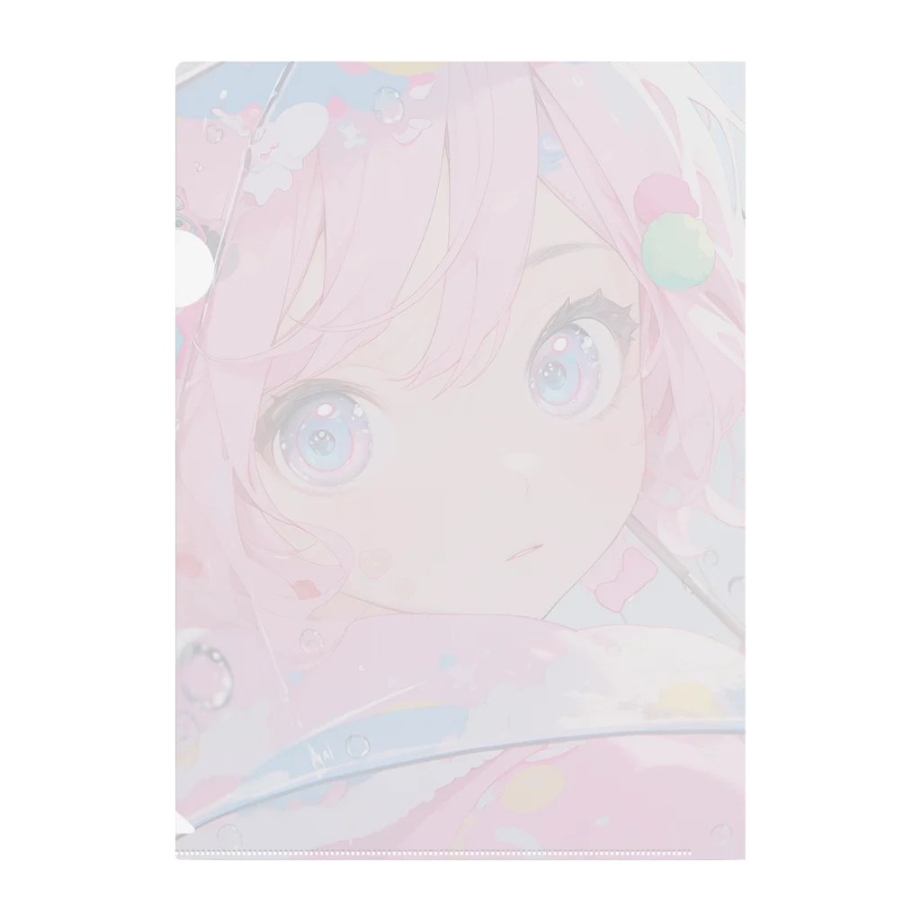 ぶーたんの雨音の中 Clear File Folder