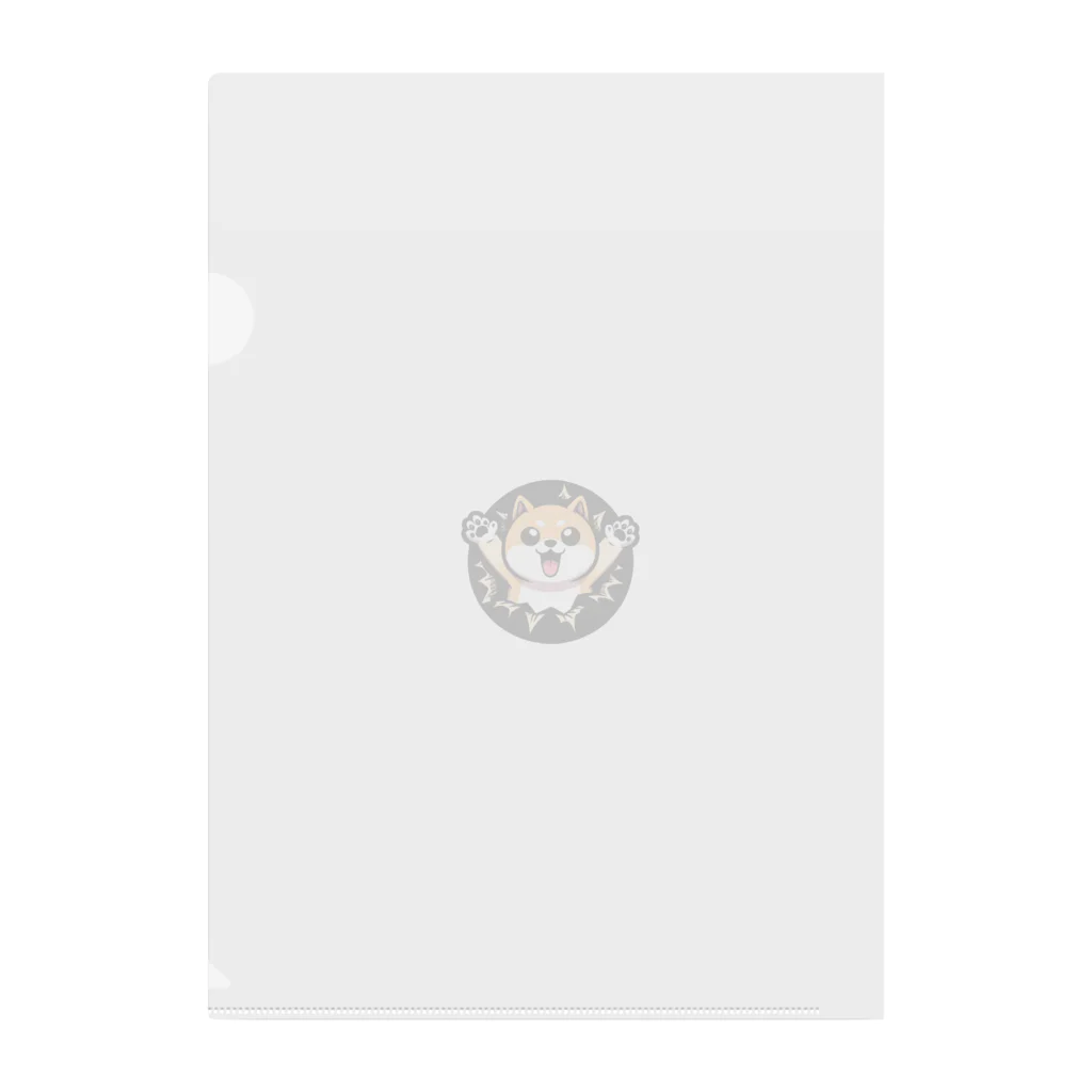 ショップリトのしば犬きくまるグッズ Clear File Folder