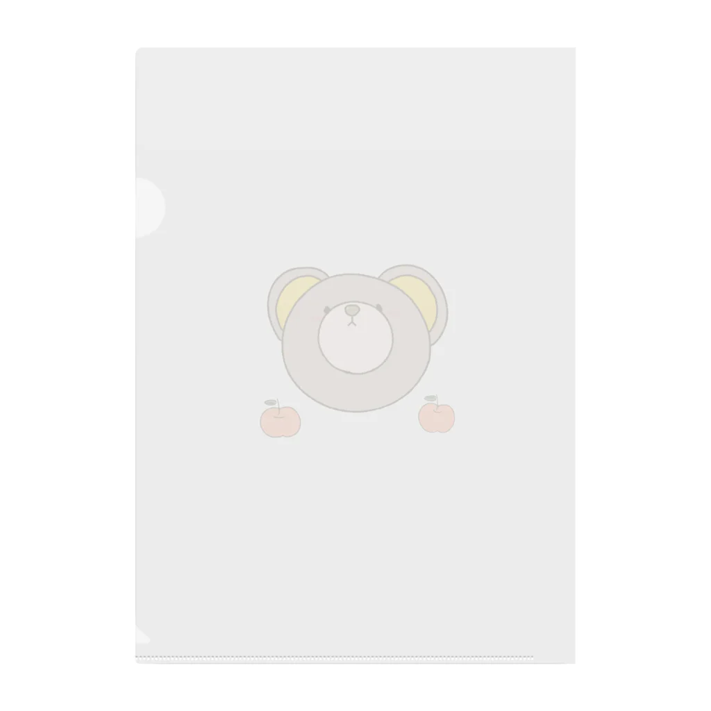 yutakaokaのゆるいくま Clear File Folder