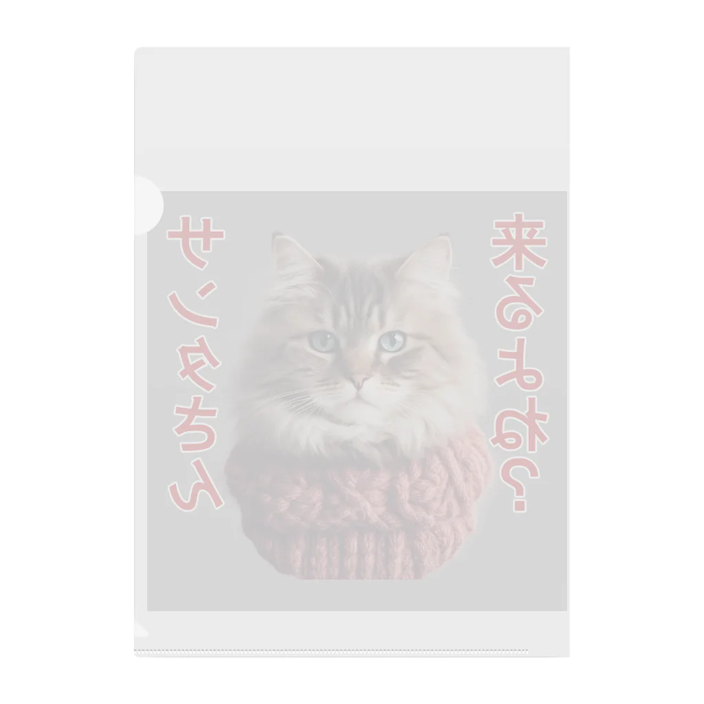 てくのちゃんのサンタを信じてる猫 Clear File Folder