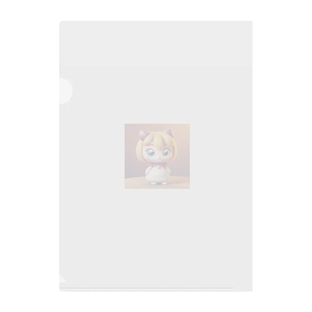 Pitooooのかわいい3Dキャラのグッズ Clear File Folder