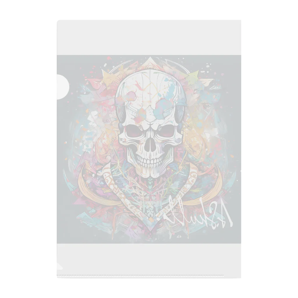 A.SkullのSkull_006 Clear File Folder