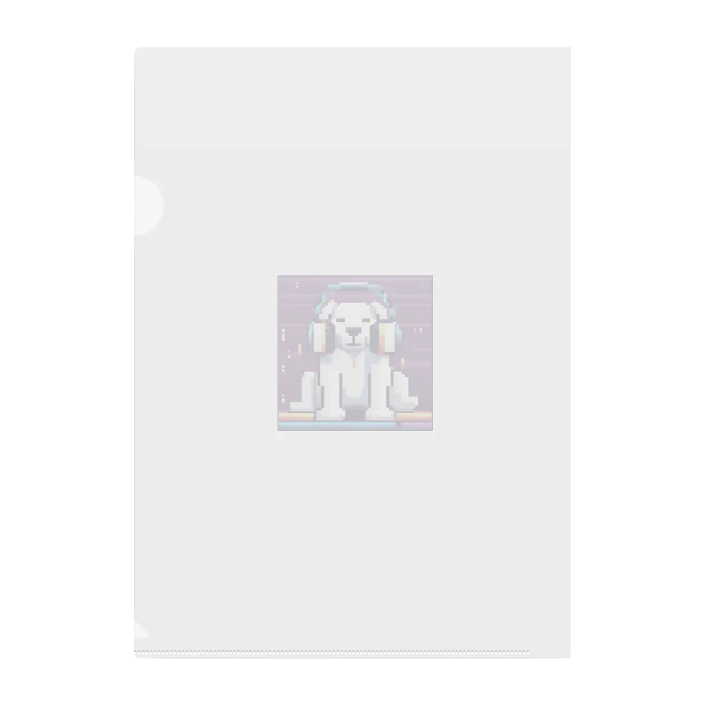 mellowのDJわんこ Clear File Folder