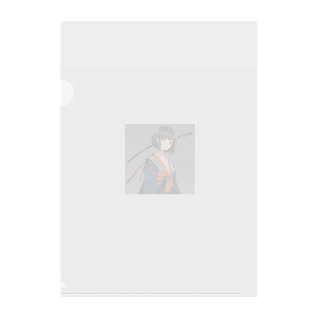 中原ひろふみのSAMURAI女史 Clear File Folder