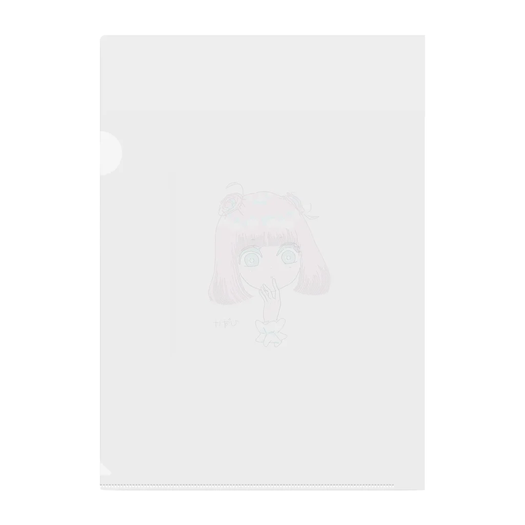 びすけの甘口ちやん Clear File Folder