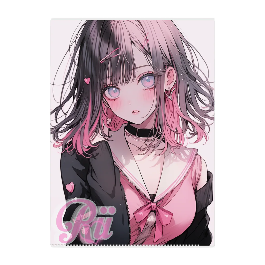 𓃡Riko PinkLips𓃠のRii HSG Clear File Folder