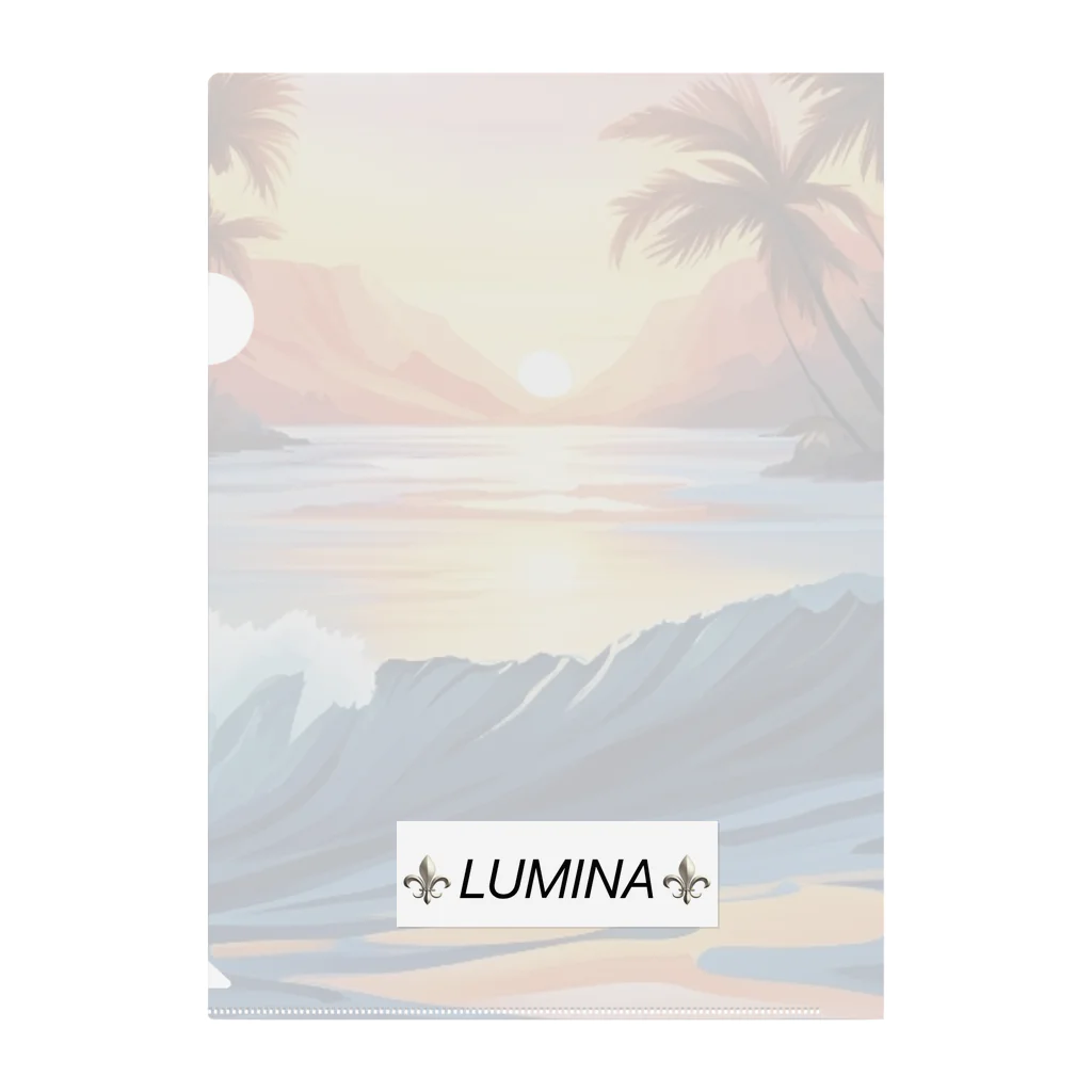 Luminaのラストウェーブ Clear File Folder