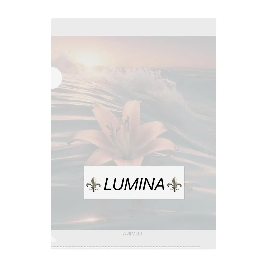 Luminaの百合の魂 Clear File Folder