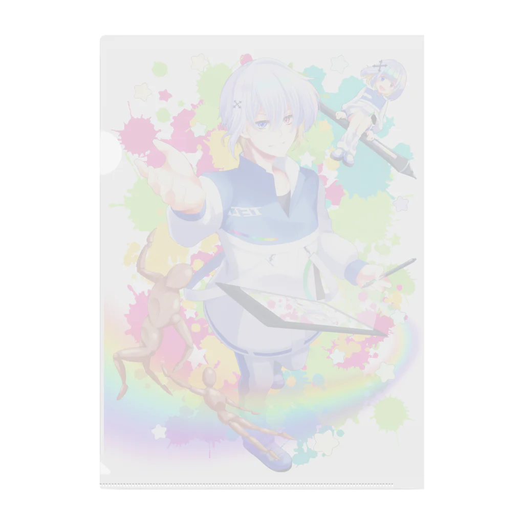 tekuteku_LabのColorful☆ Clear File Folder