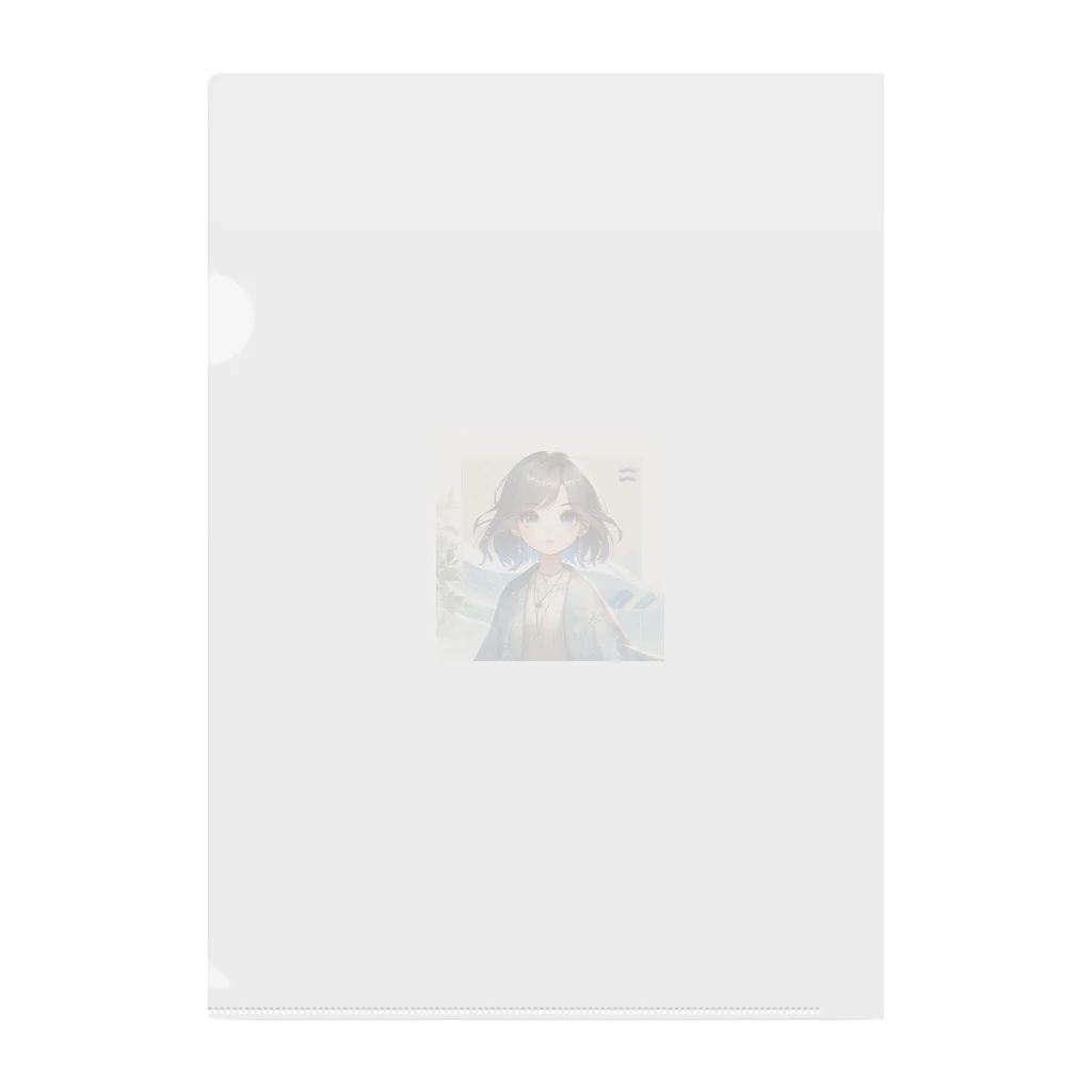 toko-tenの水瓶座 Clear File Folder