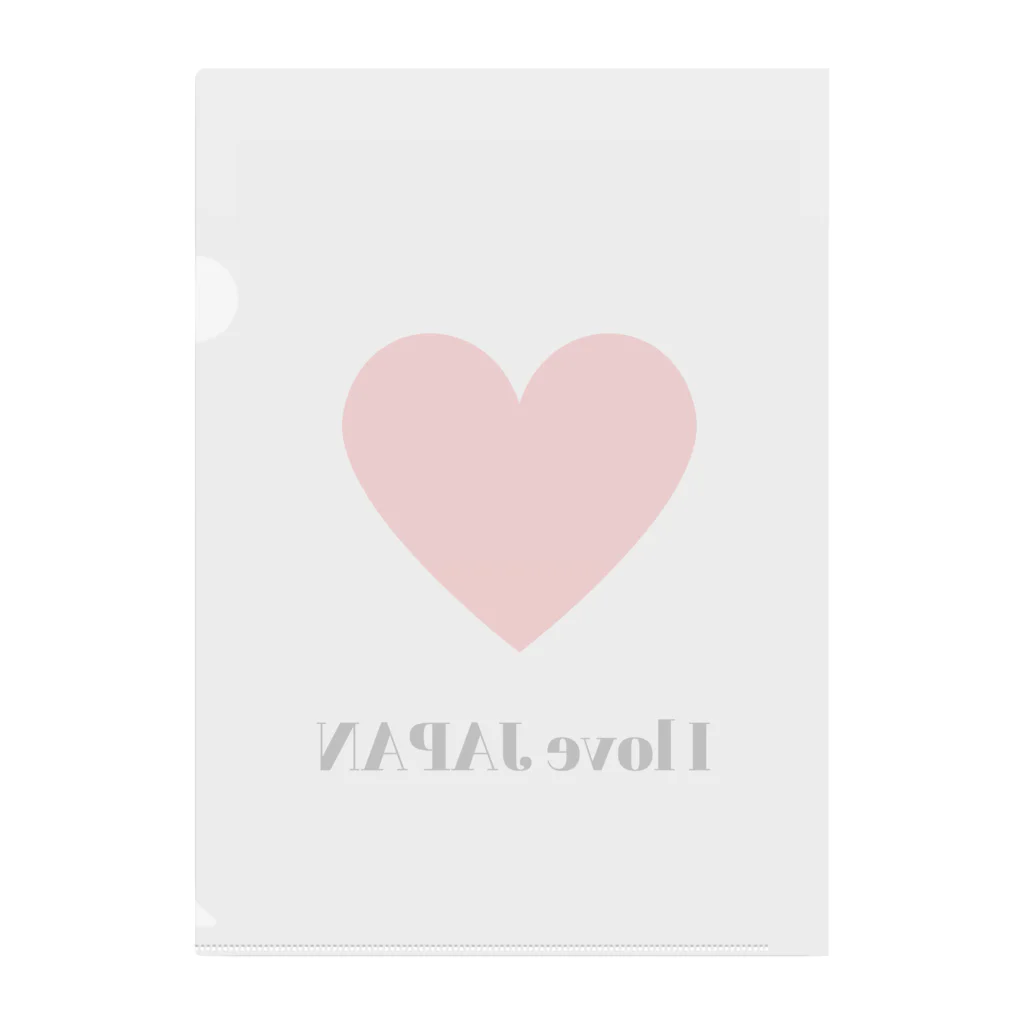 Your LifestyleのI love Japan Clear File Folder