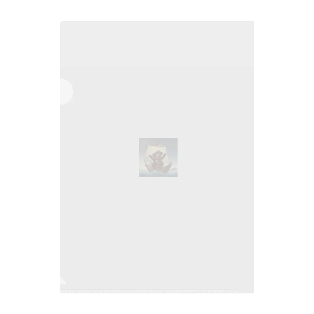 にんにんにんじゃの熊海賊 Clear File Folder