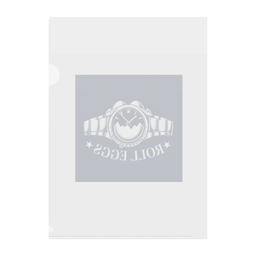 ぱろでぃ〜SHOPのRoll Eggs (ロールエッグズ) Clear File Folder