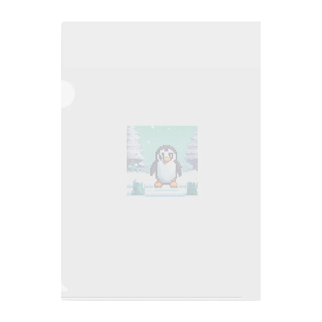 ulyssespomatsの冒険しているペンギン Clear File Folder