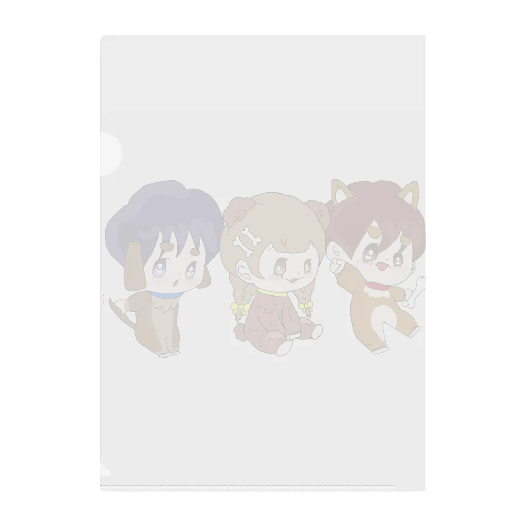 ぼくのたからばこ.のさかみちのわんこ Clear File Folder