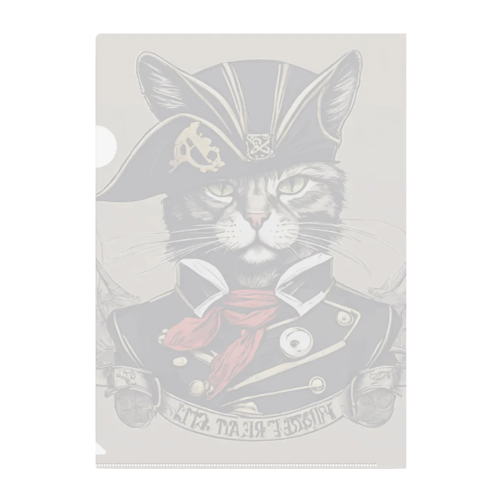 Jj-O_O-Jjの猫海賊団シリーズ★Duke船長 Clear File Folder