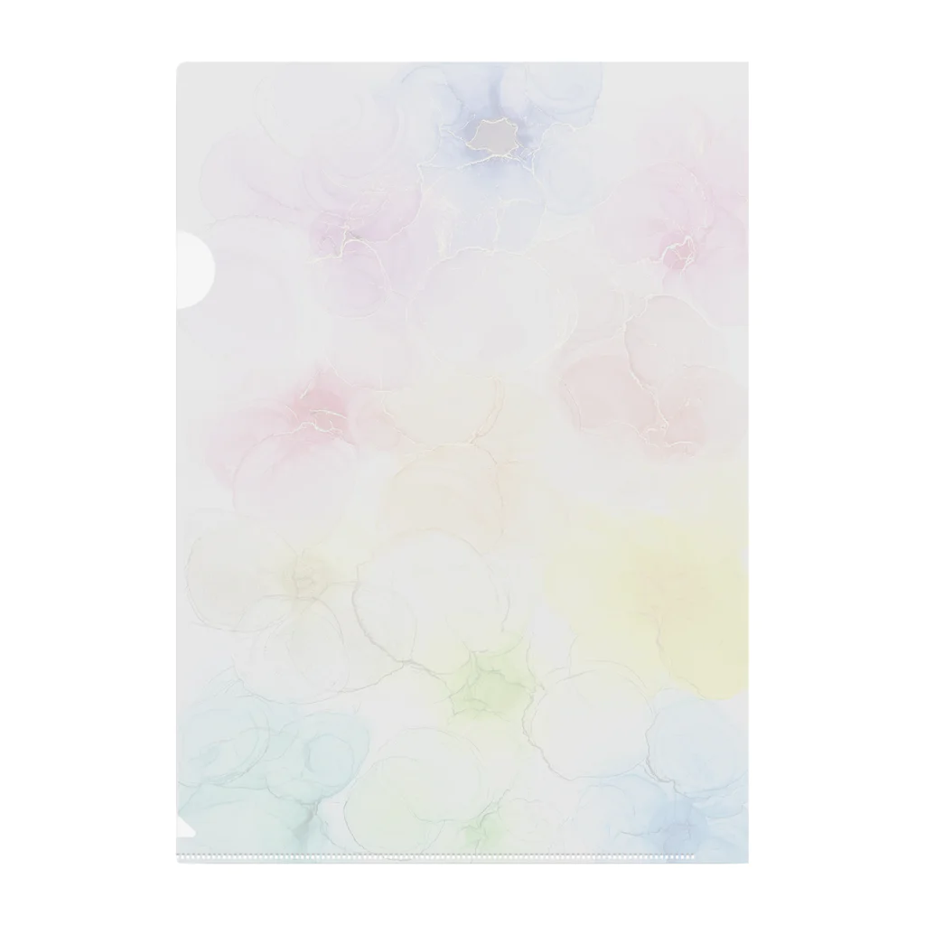 charmy.charming_のflowersアートby charmy Clear File Folder