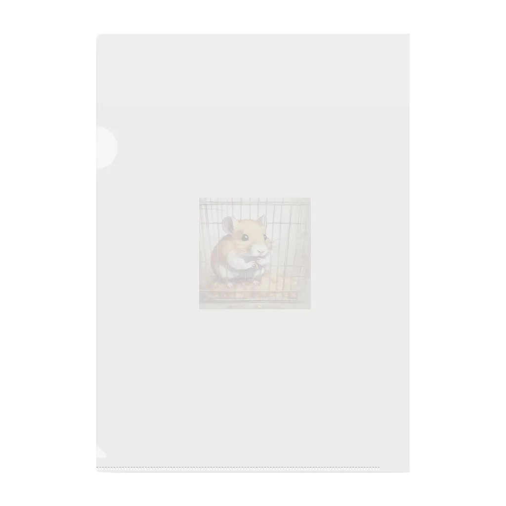 hibiscus_7のくりくり瞳のハムスター Clear File Folder