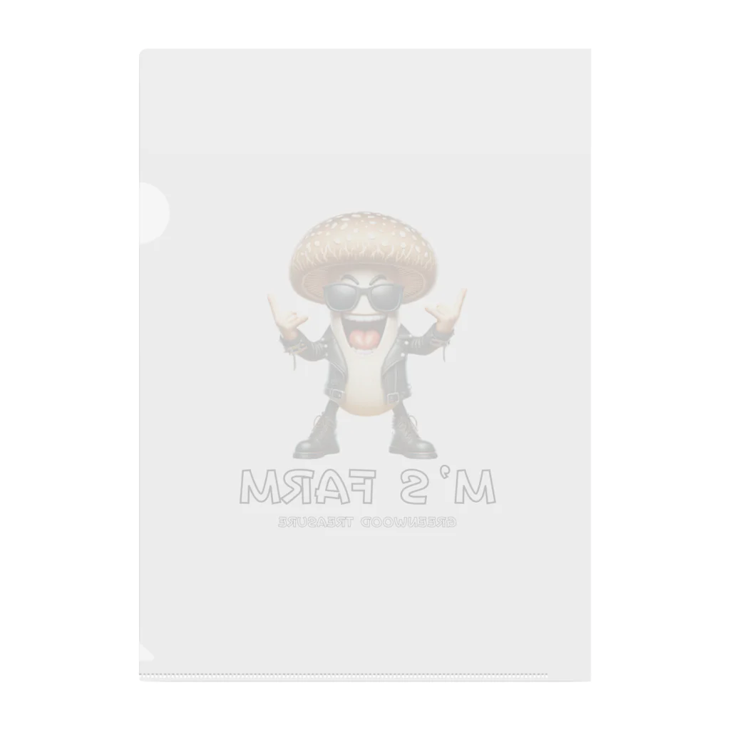 garage293のM'S FARM マスコット   Clear File Folder