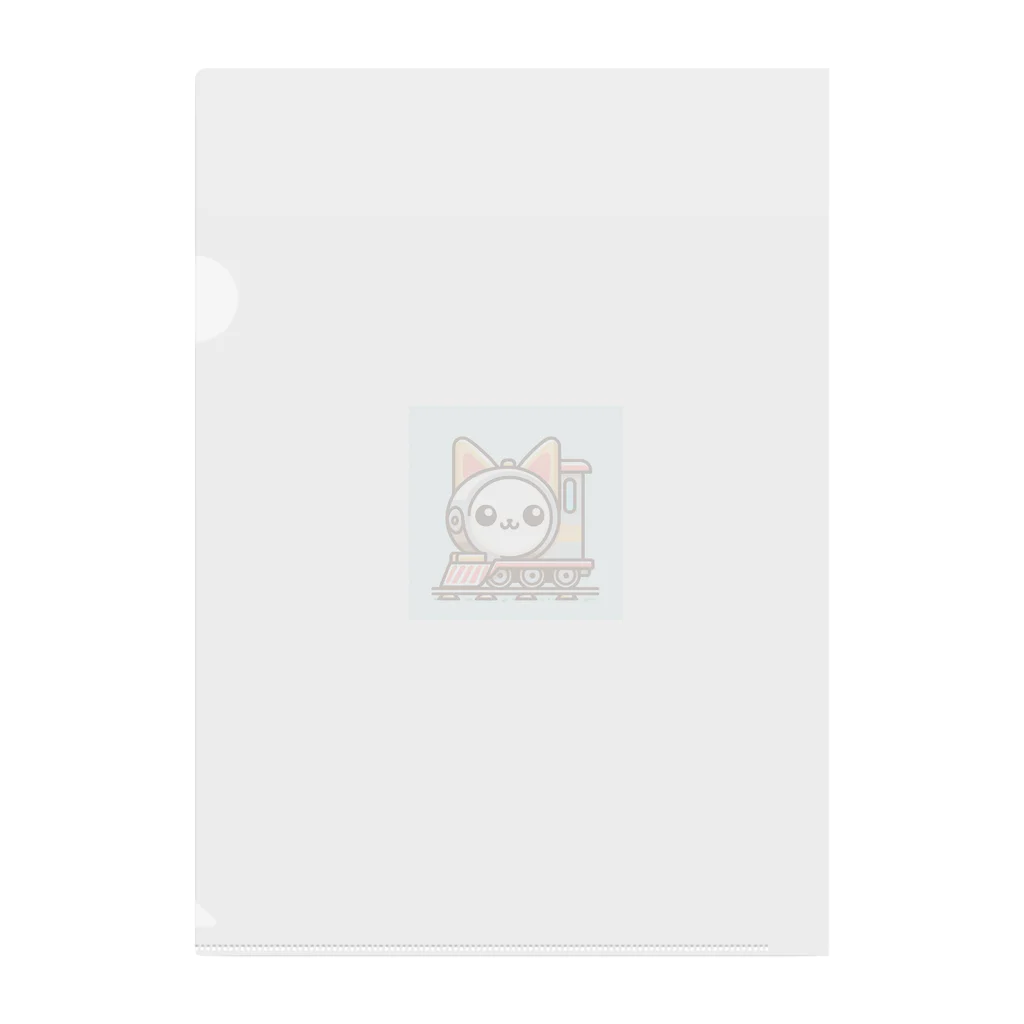 コウヘイの猫電車 Clear File Folder