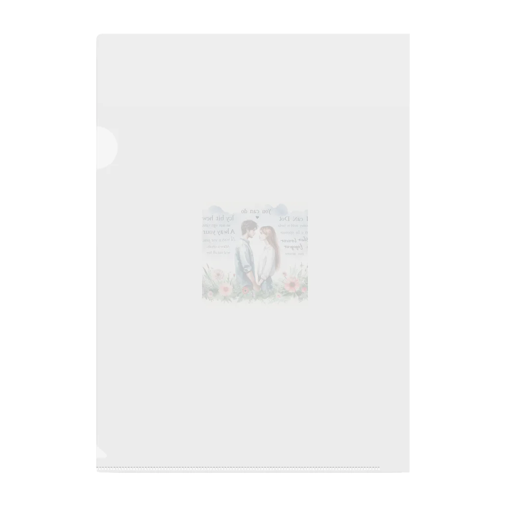 Lovers-chapelの支え合う恋人4 Clear File Folder