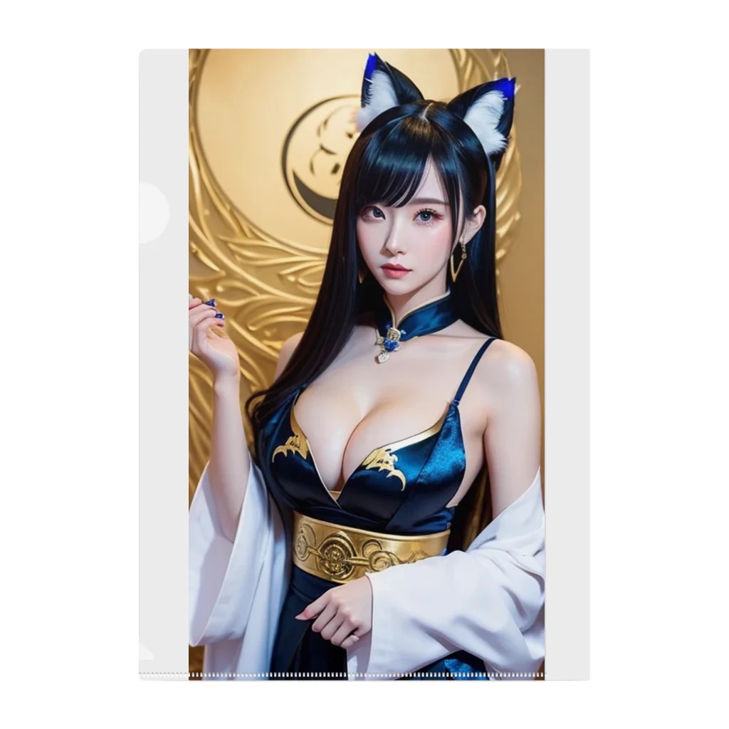 AI仮面ライダー部の陰陽師の女の子 Clear File Folder