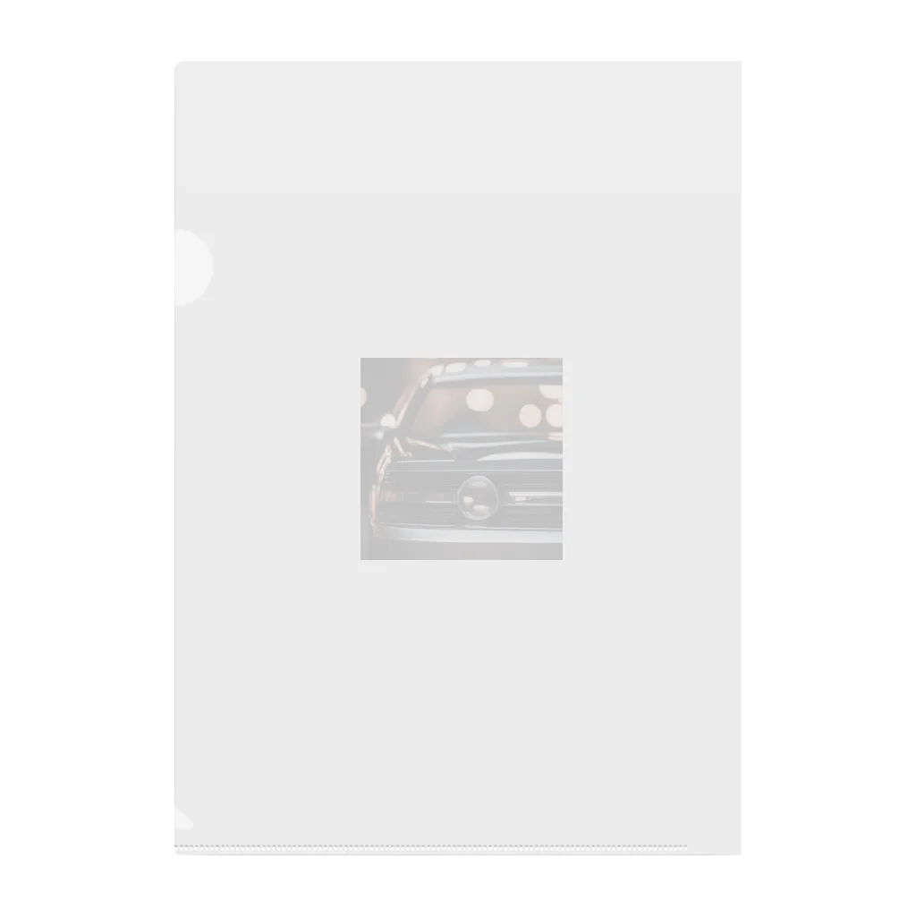 ノートニーのクラシックカー Clear File Folder