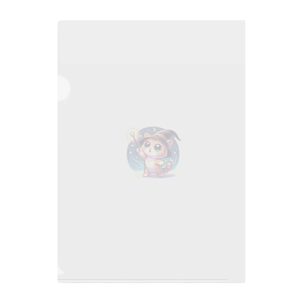 子猫カーニバルの子猫の魔法使い Clear File Folder