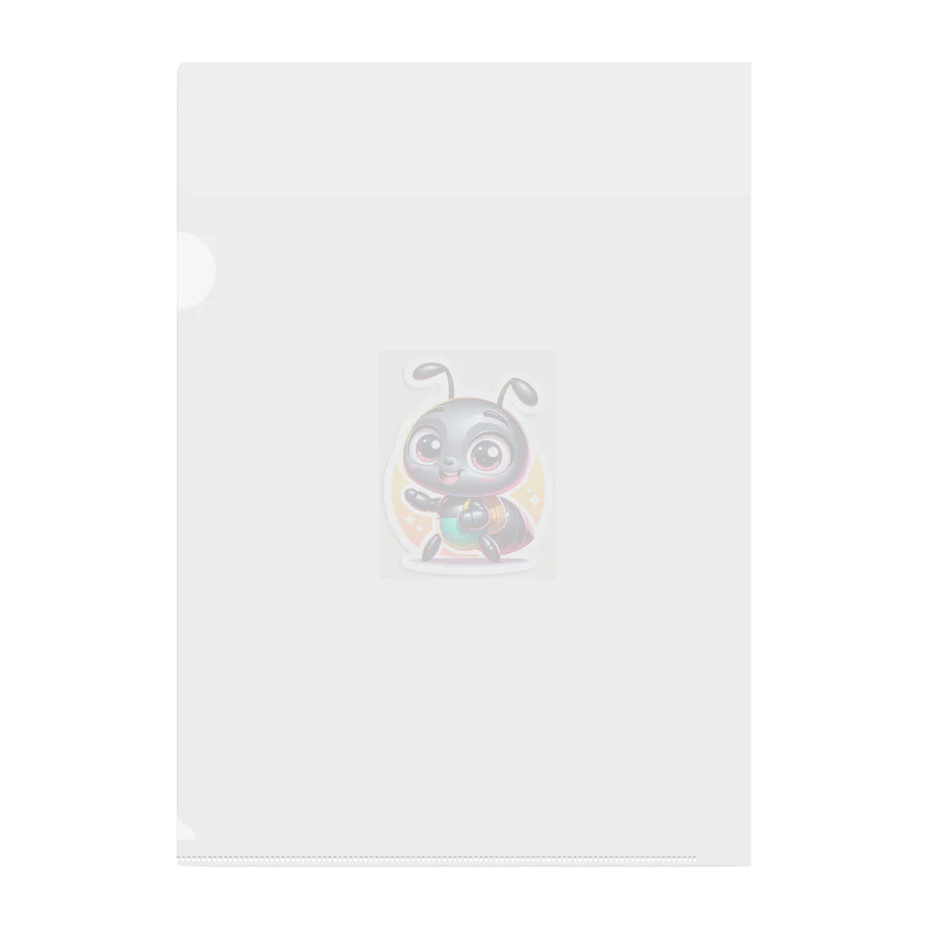 Tの店の小さなアリが元気にあいさつ Clear File Folder