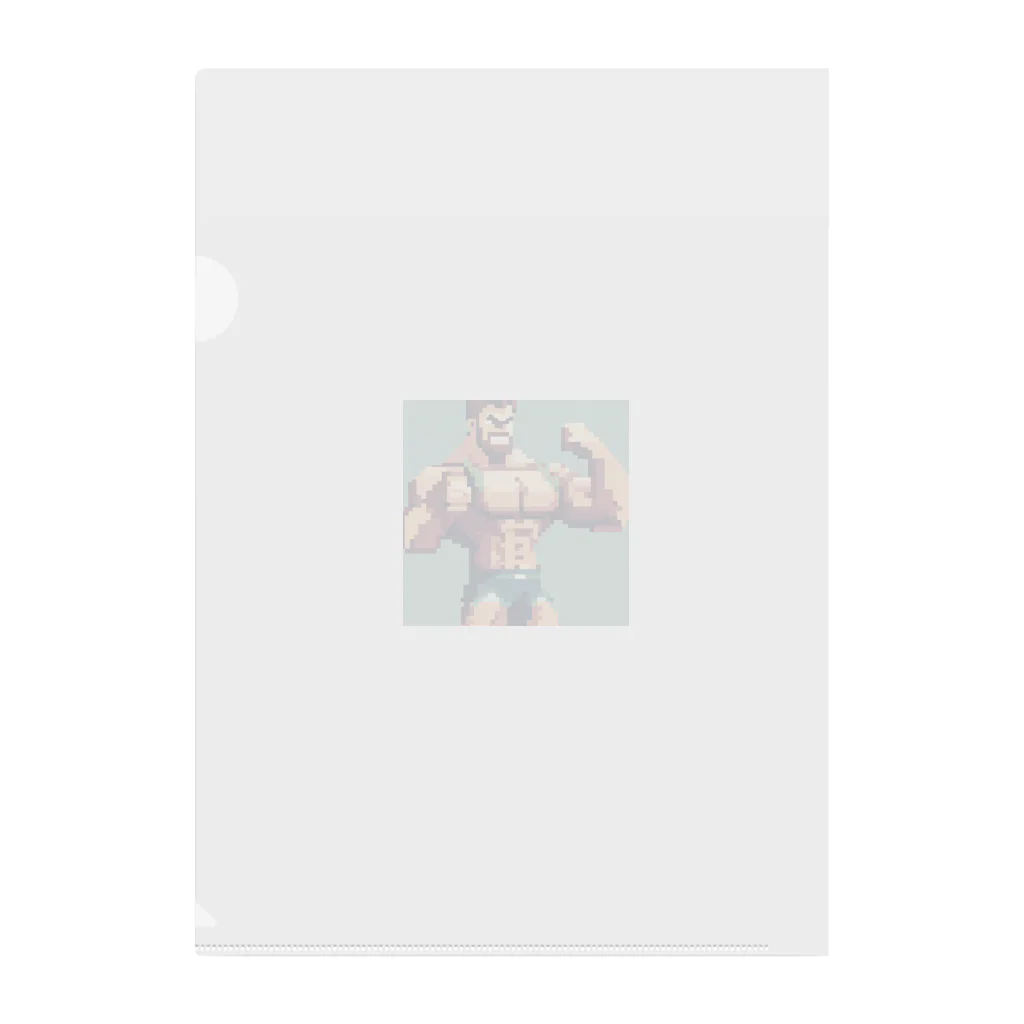 nakasato442のマッチョのドット絵６ Clear File Folder