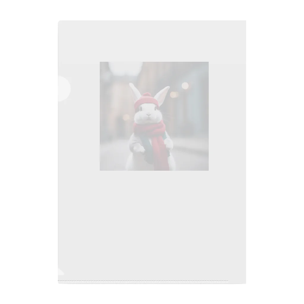 MINIMINI0405の街うさぎ Clear File Folder