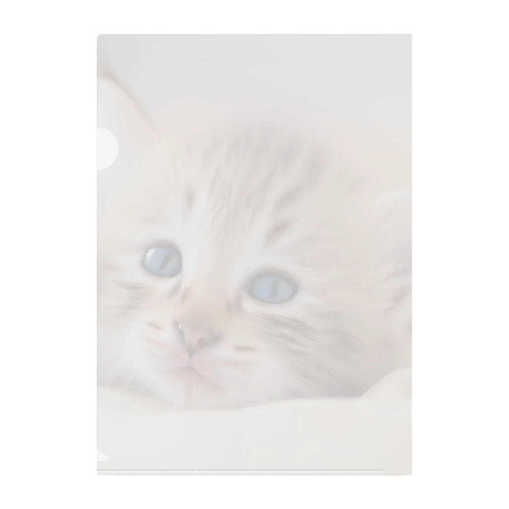 ks-staffの😺癒し猫シリーズ💖 Clear File Folder