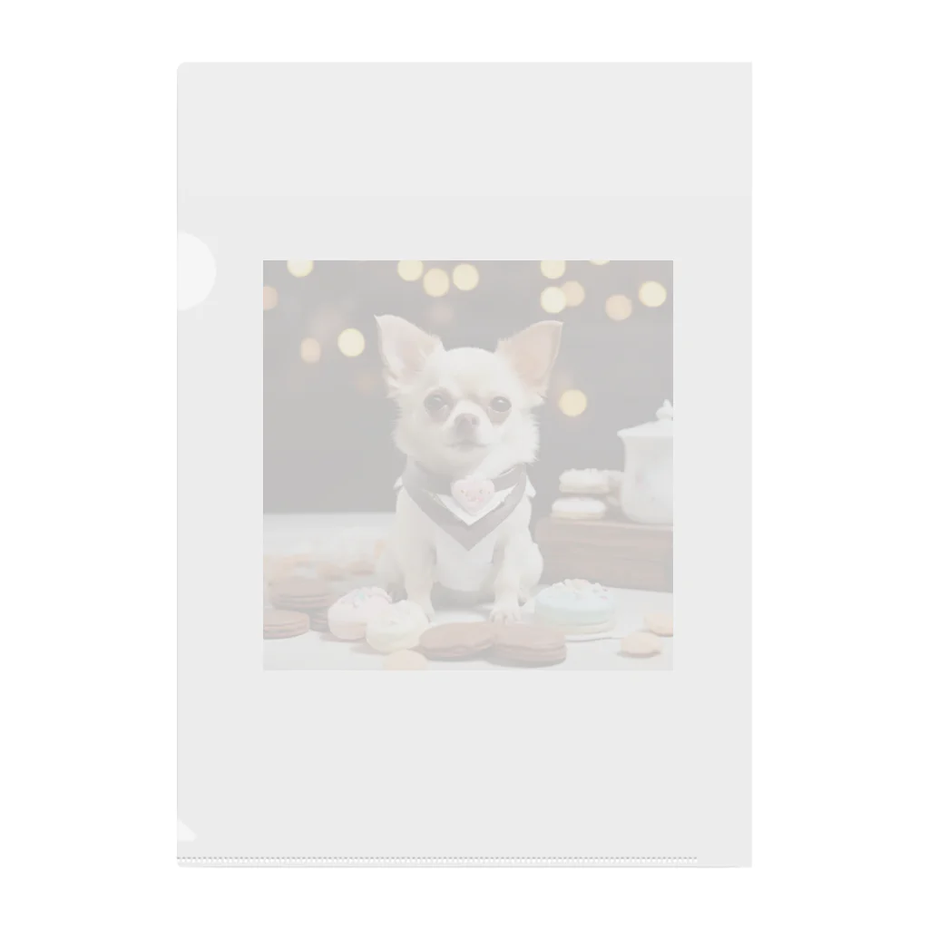 チワワ愛好家ショップの🎀チワワの幸せな一吠え🐕💓 - 心温まる家族の物語 Clear File Folder