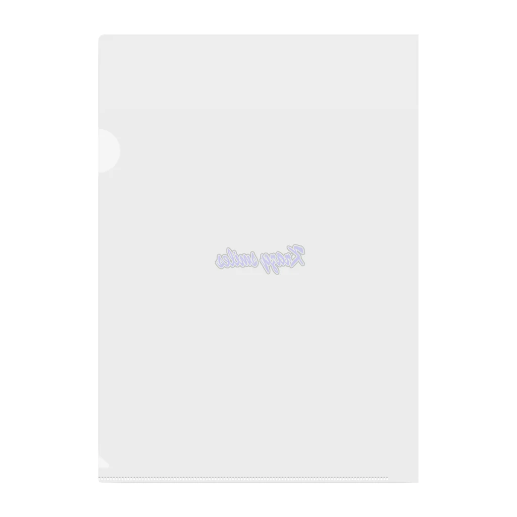 クレイジースマイルズ（公式）のクレスマロゴ青グッズ Clear File Folder