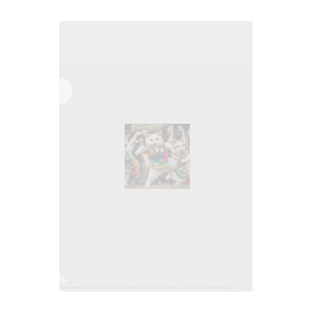 だんのんのよさこい祭りで踊る猫達 Clear File Folder