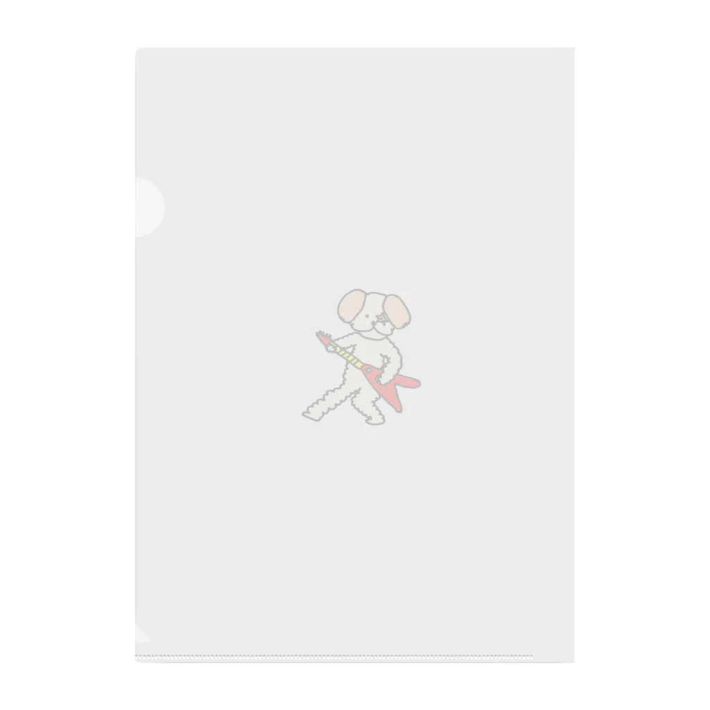 チワシーのくるみのチワシーのバンドマン Clear File Folder