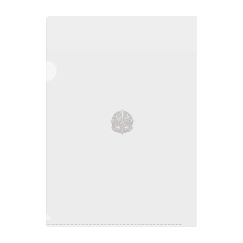 AREUSのAIが作った軍隊ロゴ Clear File Folder