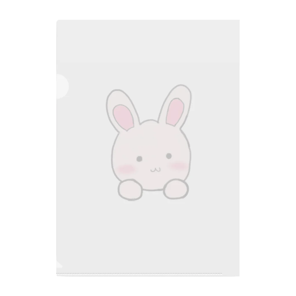 うさぎショップ！！のうさぎん Clear File Folder