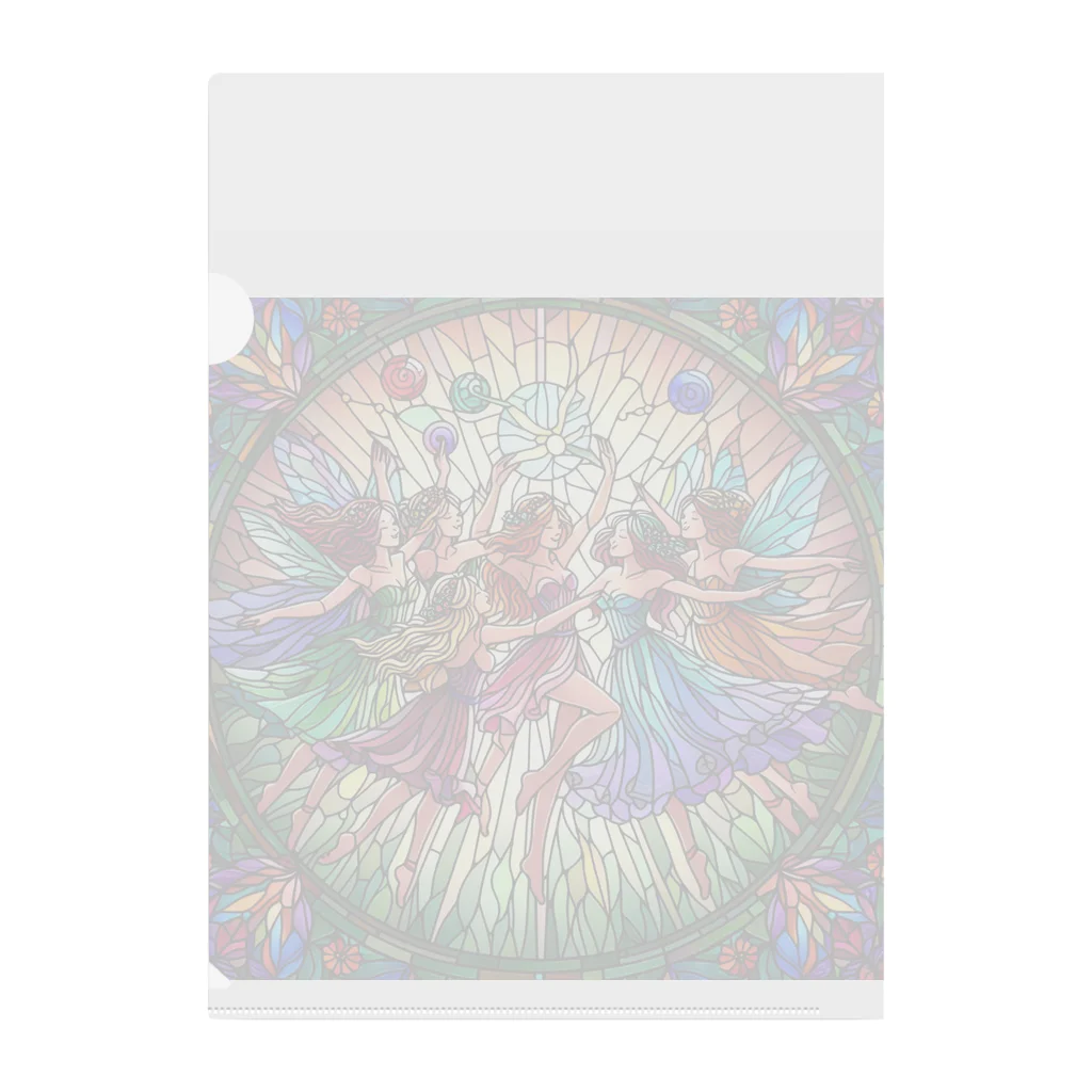 かるるんショップの妖精の舞シリーズ　祝福 Clear File Folder