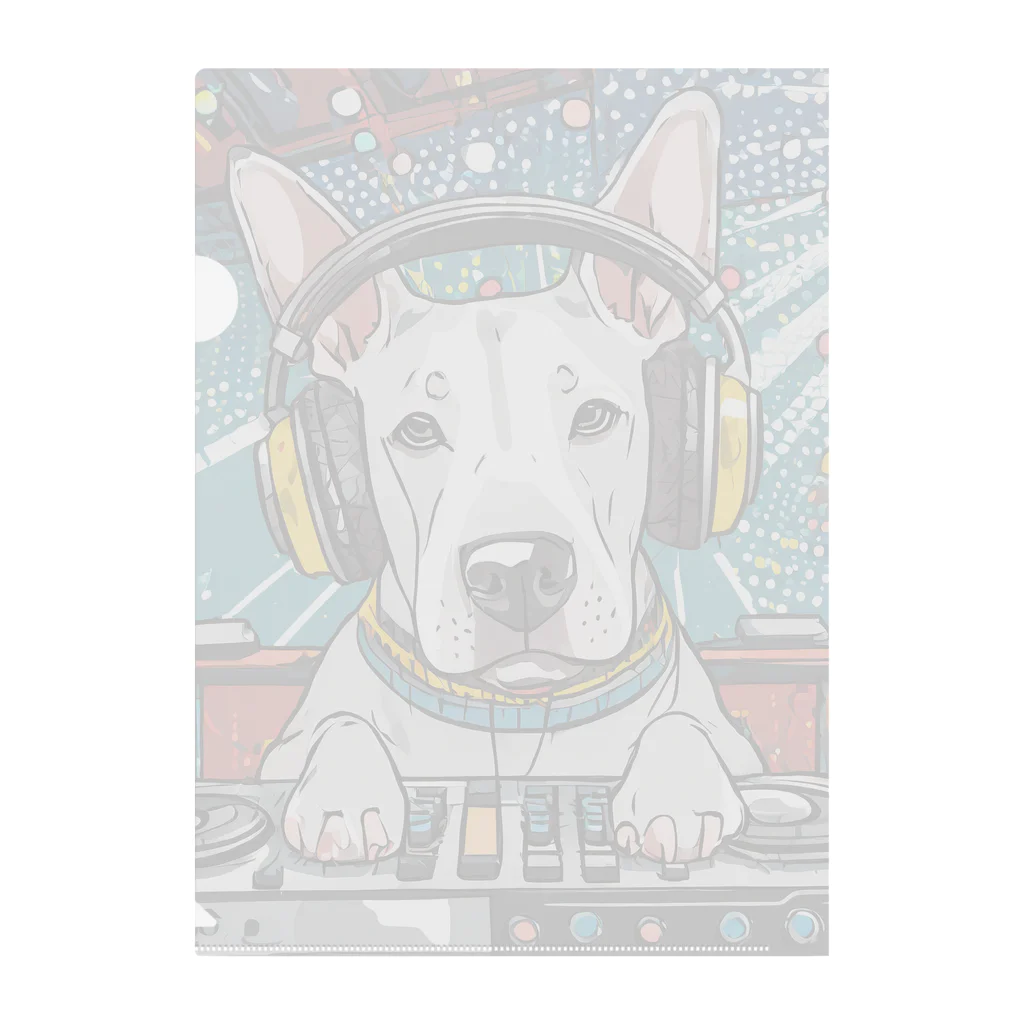 Bull Terrier ParadeのDJヴィンセント Clear File Folder