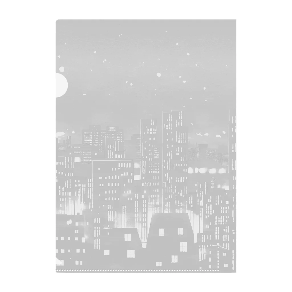 MEGROOVEの都会の夜景🏙 Clear File Folder