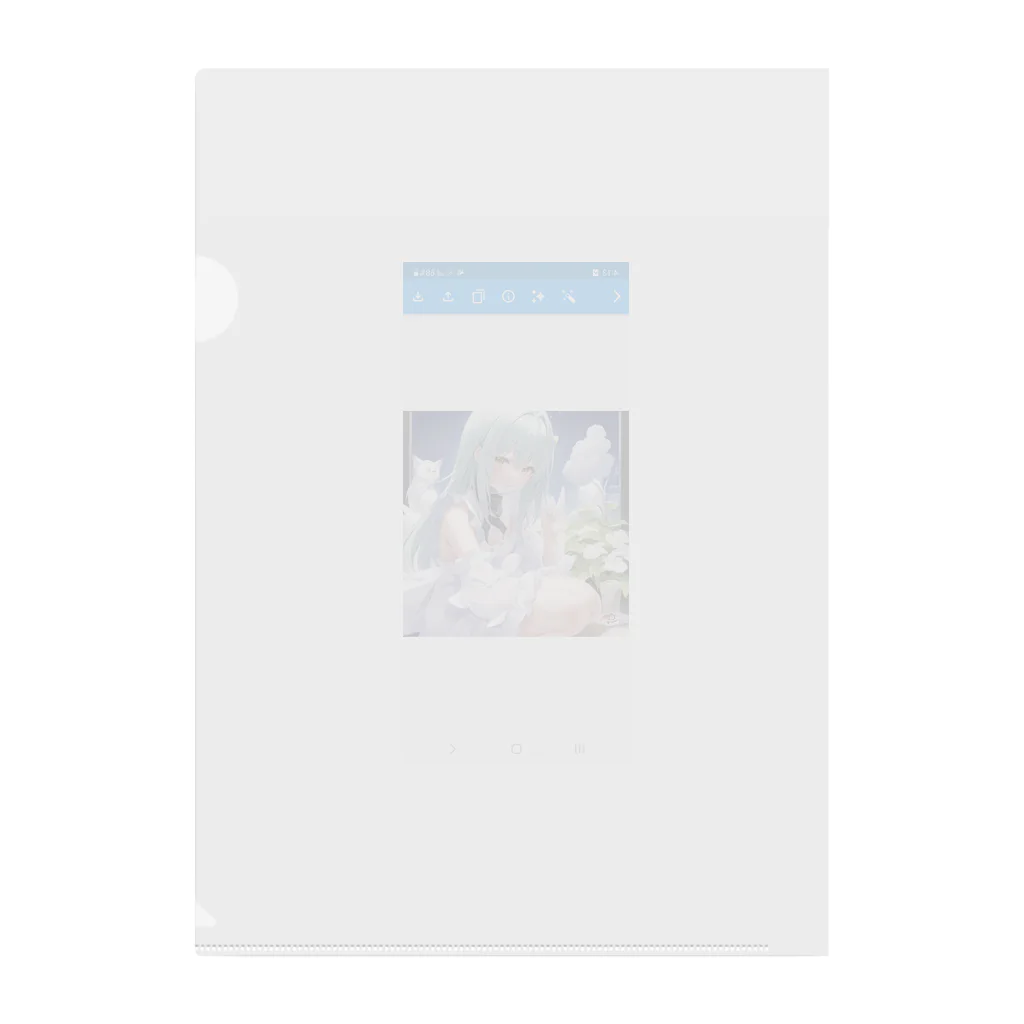 Happy Human の理想の彼女 Clear File Folder