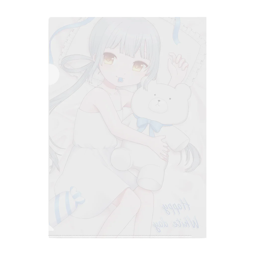 ライセ教物品販売所のWhiteday 2024 Clear File Folder