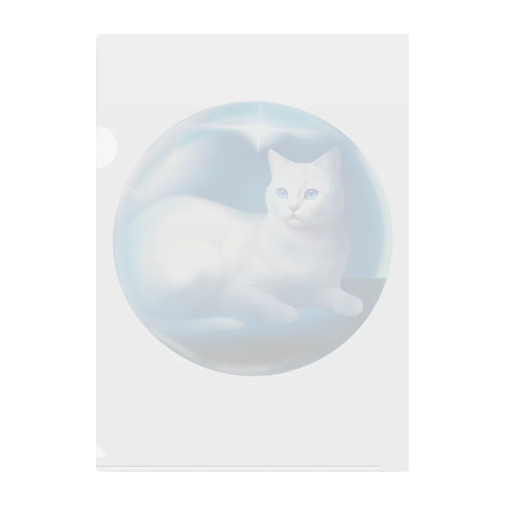 Sacret Animals in your headのSecret CAT in your head 聖なる猫 Clear File Folder