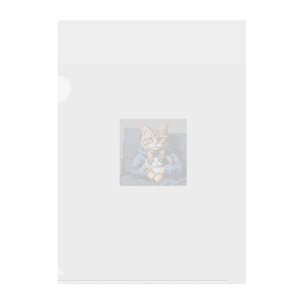 golkichiの猫to猫 Clear File Folder