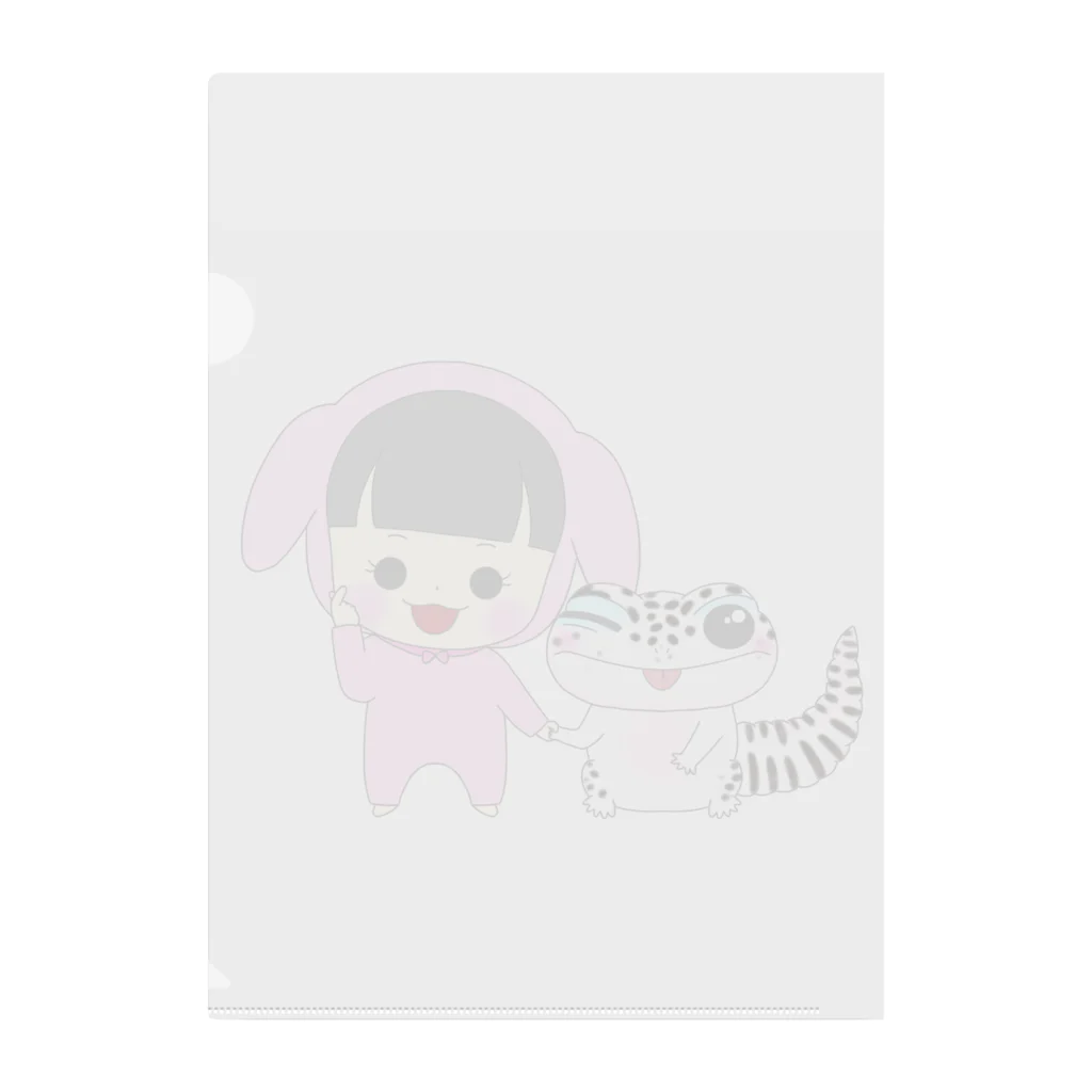 milkyway.77のアルラビちゃんとレオパ Clear File Folder