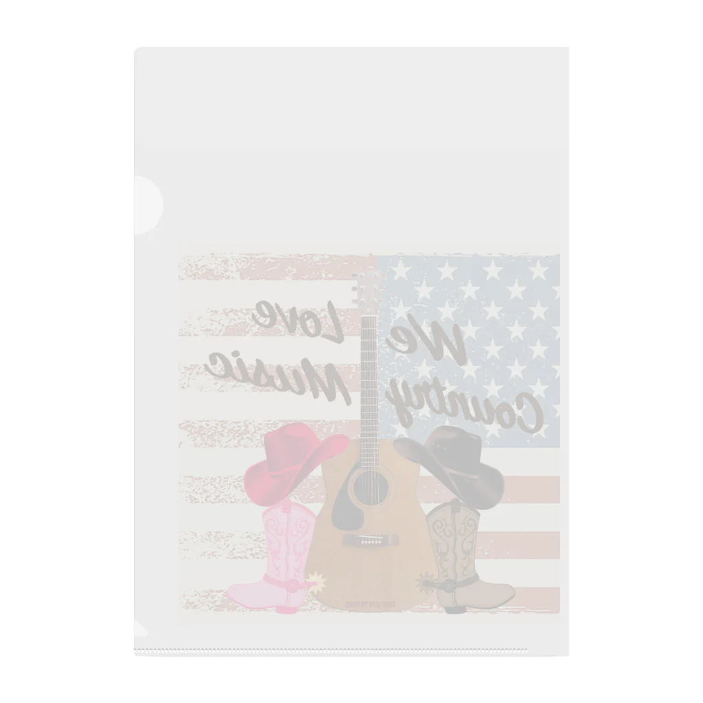 country music house !の2024 Country Music Clear File Folder