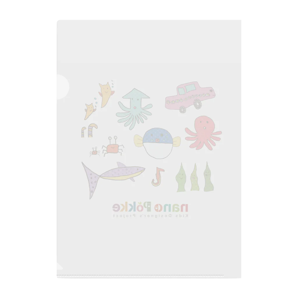 Kids Designer's Shopの海の仲間 Clear File Folder